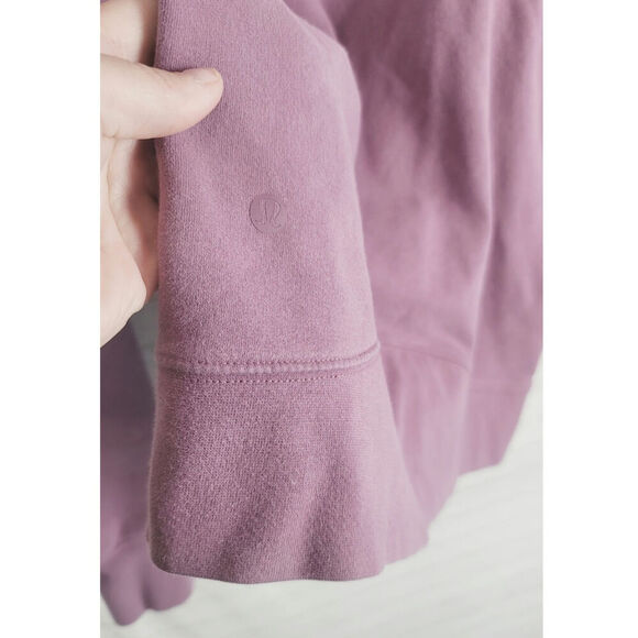 LULULEMON LOUNGEFUL HOODIE IN VINTAGE PLUM, SZ 4 - Picture 8 of 11